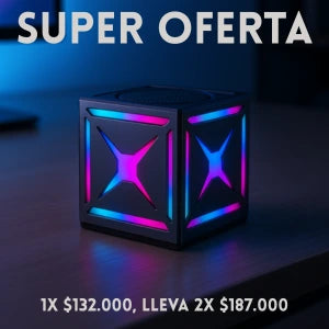 GlowBeat Cube – Sonido y Estilo Compacto